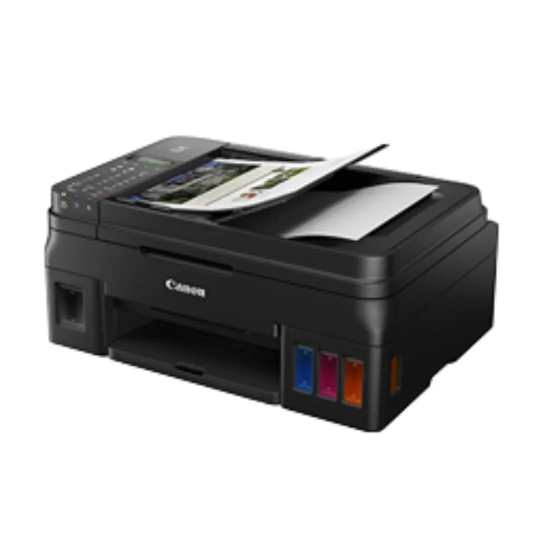Impresora Multifuncional Canon G4110 sistema continuo imprime escanea copia ADF/ WI-FI USB