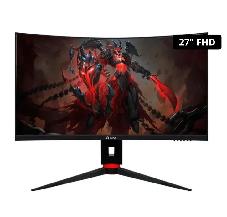 MONITOR CURVO TEROS TE-2764G 27″ VA 240HZ, 1920X1080 FULL HD, HDMI, DPort, PIVOT