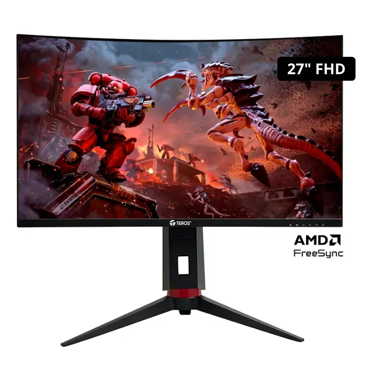 Monitor Curvo Teros TE-2766G 27″ VA 180HZ 1920X1080 FHD HDMI / DP / FREESYNC /Pivot