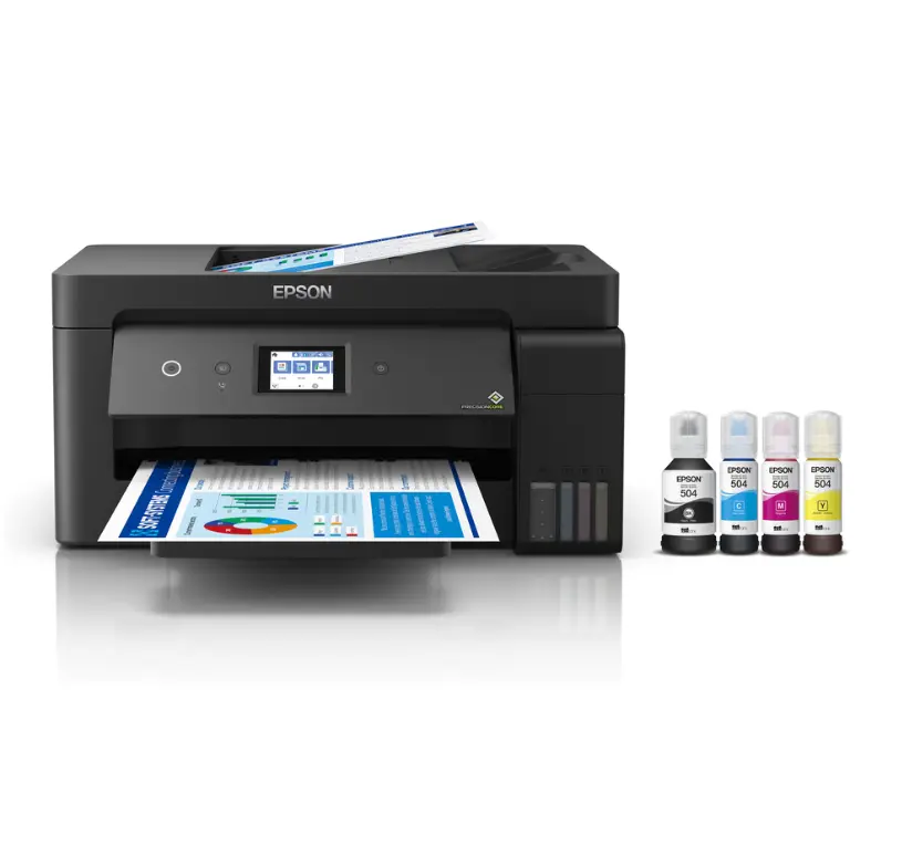 Impresora Multifuncional Epson L14150 A3+ imprime escanea copia Fax Wi-Fi USB Red