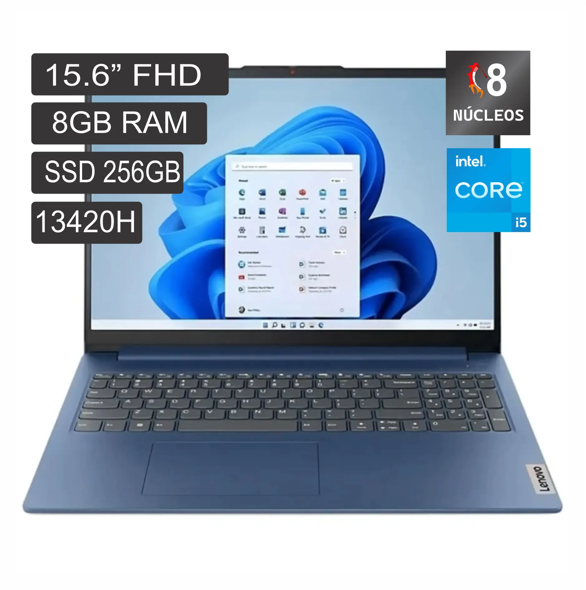 Laptop Lenovo V15 G4 Intel Core I5 13va Gen RAM 8GB SSD 256GB Pantalla15.6″ Full HD