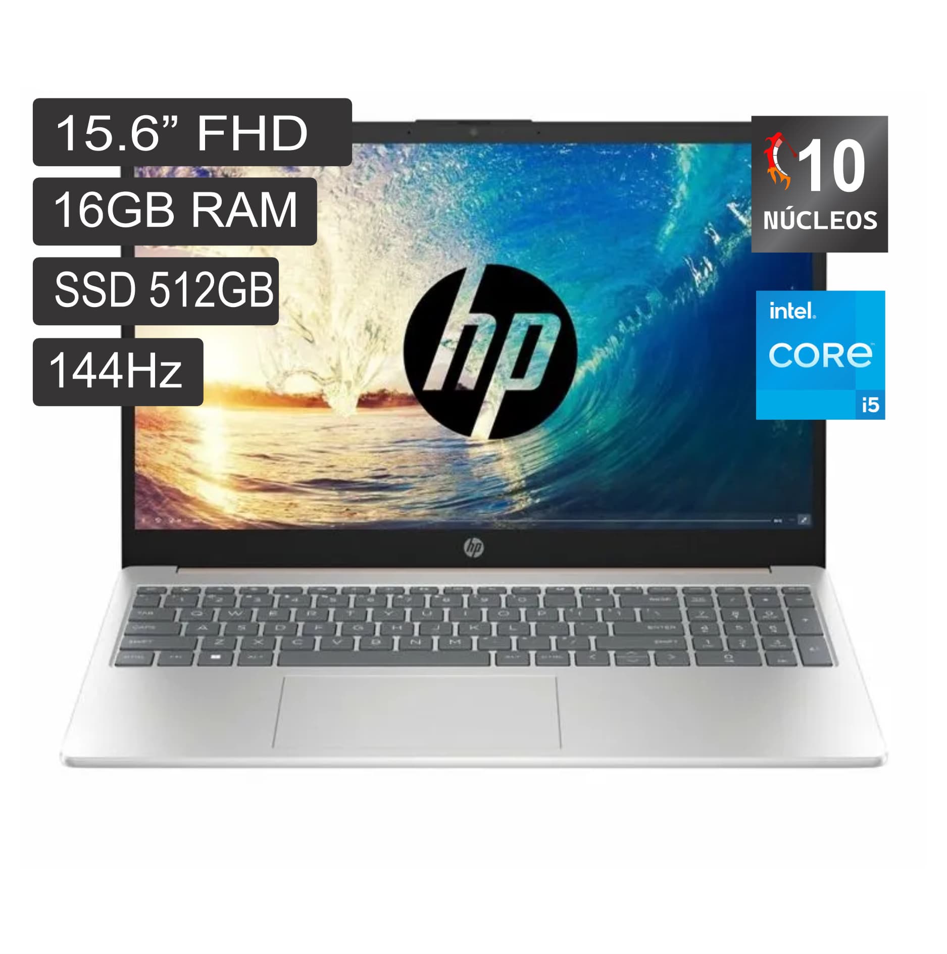 Laptop HP 15-FC0012LA AMD Ryzen 7 7730U RAM 16GB SSD 512GB Pantalla15.6″